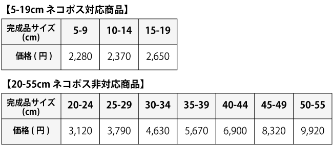 価格表