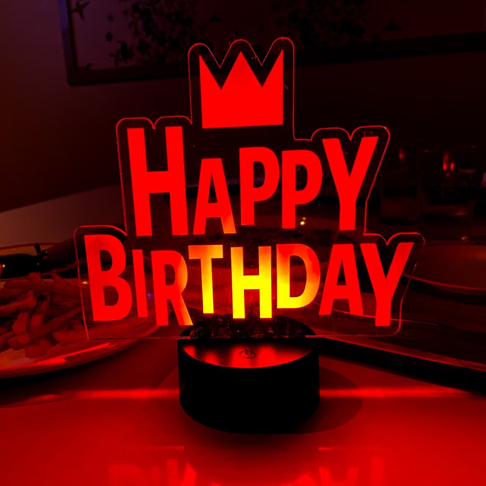 誕生日 光るアクスタ