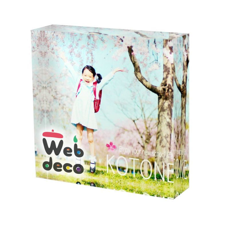 Web deco アクリルブロック