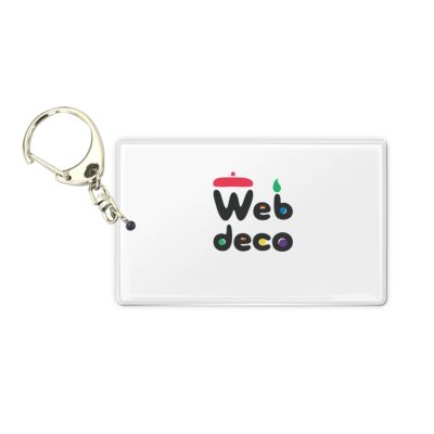 Webdeco アクリルキーホルダー