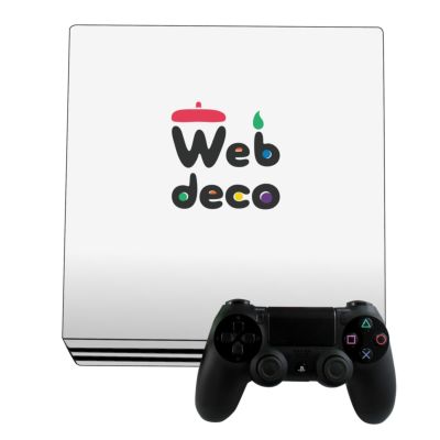 Web deco 【 PS4 Pro スキンシール 】【 4個セット 】 ウェブデコ ゲーム シール 推し活 グッズ ◇ID