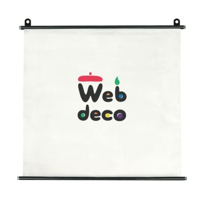 Web deco タペストリー 【□ハイグレード】【□ブラック】【1212×612】【4個セット】 ウェブデコ ◎ 推し活 グッズ ◇ID