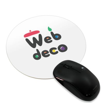 Web deco マウスパッド 【 丸型 】【 2個セット 】 ウェブデコ 推し活 グッズ ◇ID