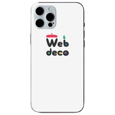 Web deco iPhone スキンシール 【□ iPhone12ProMAX 用 】【 2個セット 】 ウェブデコ スマホカバー 推し活 グッズ ◇ID