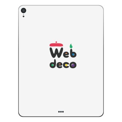 Web deco iPad Pro スキンシール 【12.9inch 3rd-G 2018】【3個セット】 ウェブデコ ◇ID