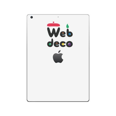 Web deco iPad スキンシール 【9.7inch 5th-G 2017】【ロゴを見せる】【3個セット】 ウェブデコ ◇ID