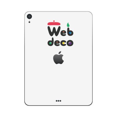 Web deco iPad Pro スキンシール 【11inch 2018】【ロゴを見せる】【4個セット】 ウェブデコ 推し活 グッズ ◇ID