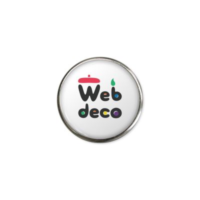 Web deco ゴルフマーカー【マーカーのみ 】【 シルバー 】単品ウェブデコ 推し活 グッズ ◇ID