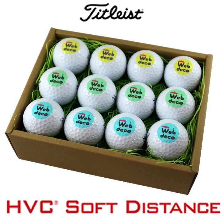 Web deco ゴルフボール 【□12個入り】【□ Titleist HVC SOFT