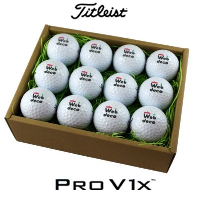 Web deco ゴルフボール 【□12個入り】【□ Titleist PRO V1x 】【〇12