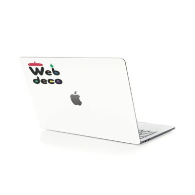 Web deco MacBook Pro スキンシール 【13インチ 2020年式対応(モデル番号 A2289 / A2251 / A2338 )】【ロゴを見せる】【3個セット】 ウェブデコ ◇ID