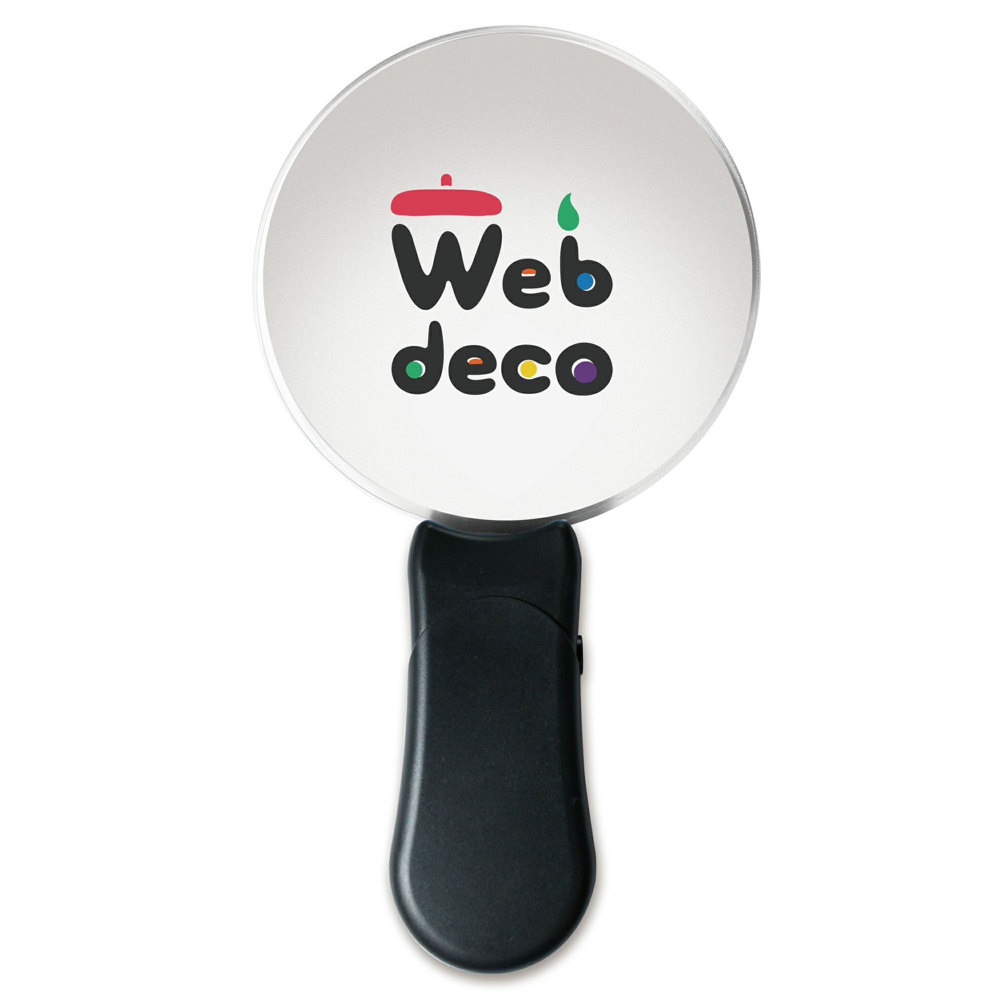 Web deco アクリルペンライト 【丸型】【台座】【ペンラグリップ 