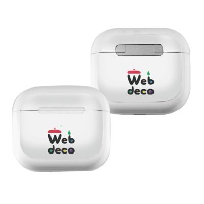 Web deco AirPods 【第3世代用スキンシール 】 【 4個セット 】 ウェブデコ エアポッツ エアーポッズ 推し活 グッズ ◇ID
