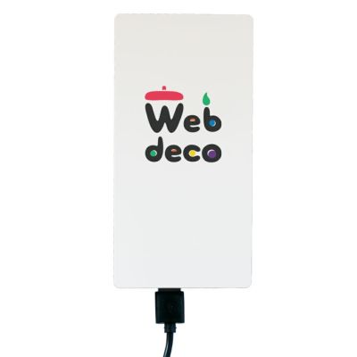 Web deco モバイルバッテリー　【□10000mAh(Type-C対応)】【4個セット】 ウェブデコ 推し活 グッズ ◇ID