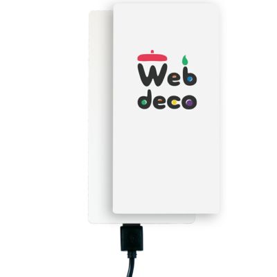 Web deco モバイルバッテリー　【□10000mAh(Type-C対応)】 【□ シールのみ 】単品 ウェブデコ 推し活 グッズ ◇ID