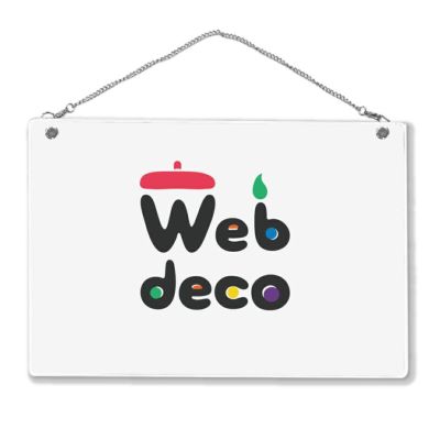Web deco アクリルボード 【A3】【チェーン付き（40cm）】【3個セット】 ウェブデコ アクリルパネル アクリルプレート 推し活 グッズ ◇ID