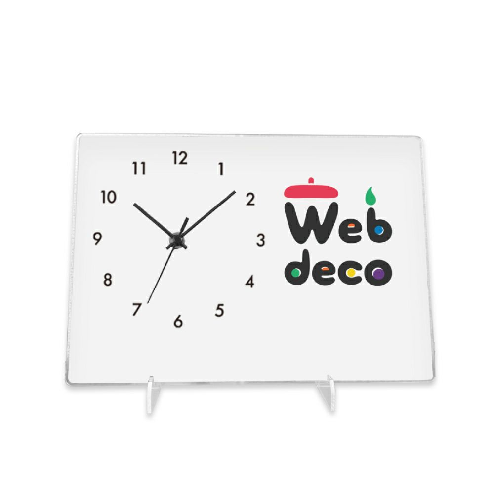 推し活 グッズ Web deco アクリル時計｜応援うちわ専門店 本店 ファンクリ