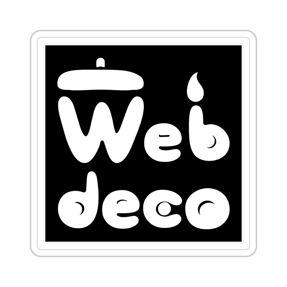 Web deco スタンプ 浸透印 【50×50mm】